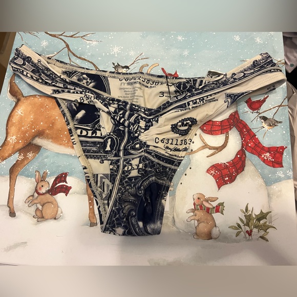 Miaou Bambi Money Bikini Bottom BNWT Size M - Picture 1 of 4